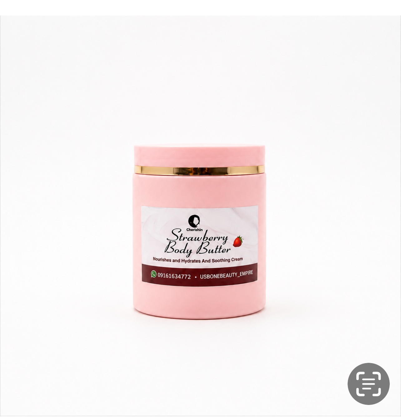 Strawberry body butter